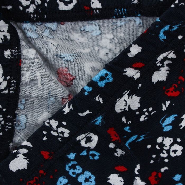 Легинсы для девочки "Дорога к морю", рост 92 см (50), цвет синий, принт цветы ДРЛ894804н_М