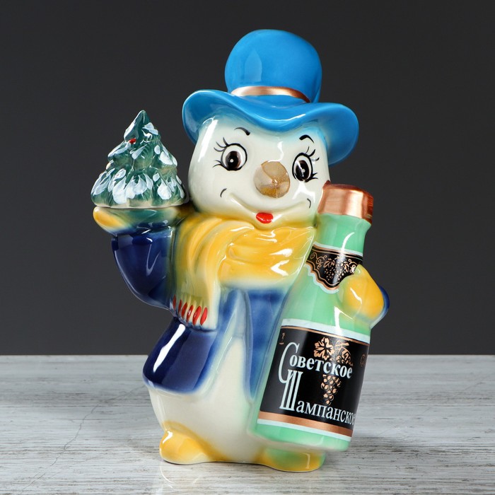 Штоф сувенирный "Снеговик"