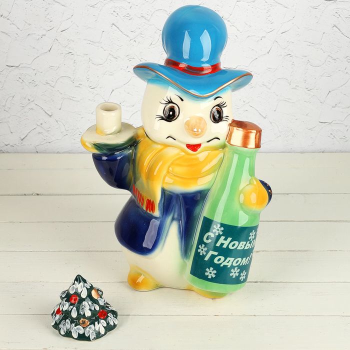 Штоф сувенирный "Снеговик"