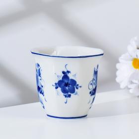 

Кружка "Гранёная", гжель, фарфор, 2с