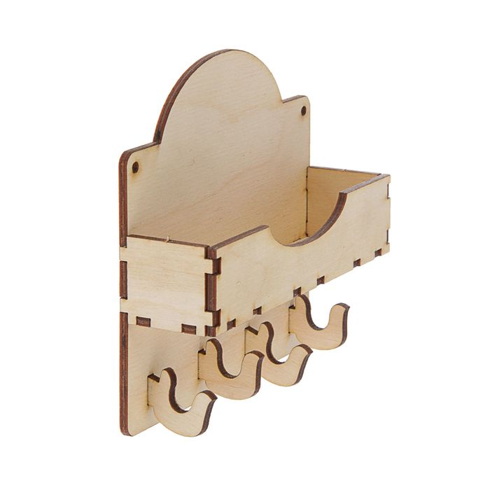 Заготовка для творчества «Ключница с полочкой»