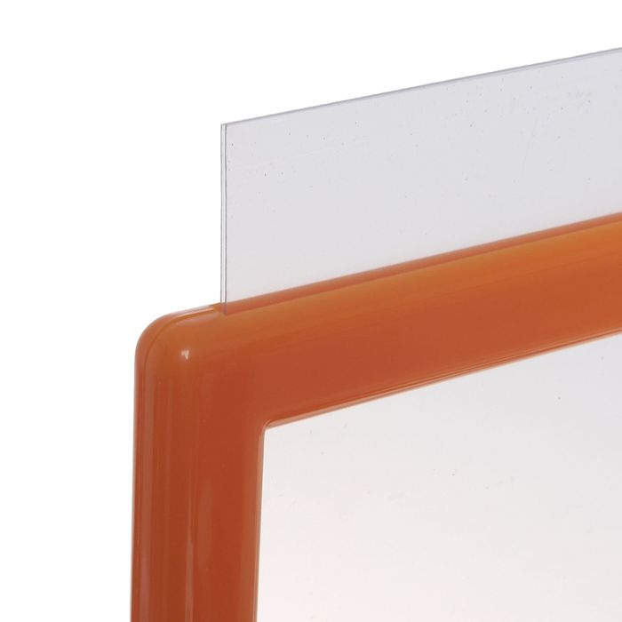 Настольная подставка под информацию 17*8*27, в рамке 17*23, цвет МИКС