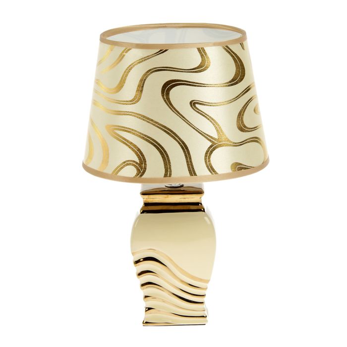 Лампа настольная керамика "Течение" 220V Е14 31х20х20 см
