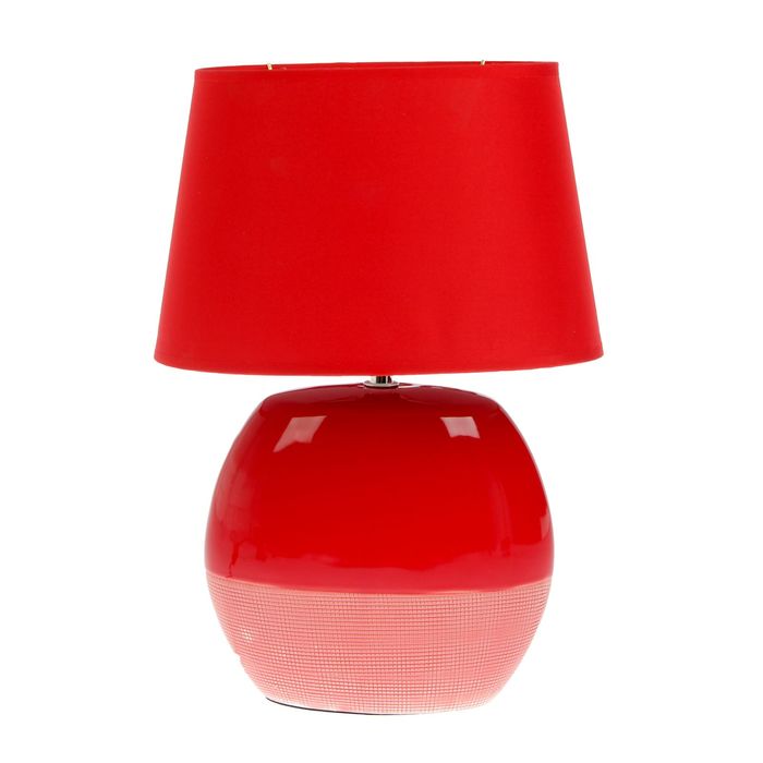 Лампа настольная керамика "Красный песок" Е14 220В 35х19х25 см