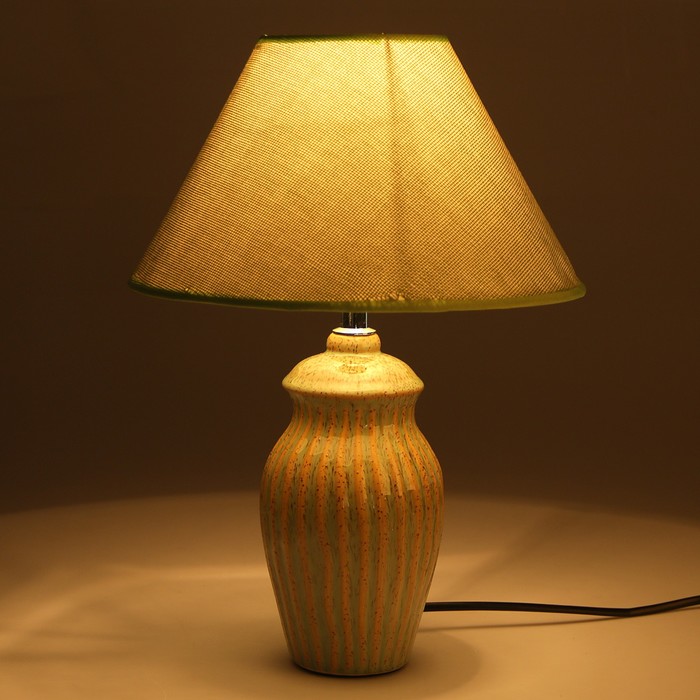 Лампа настольная керамика "Величие" под камень Е14 220В 34,5х25х25 см