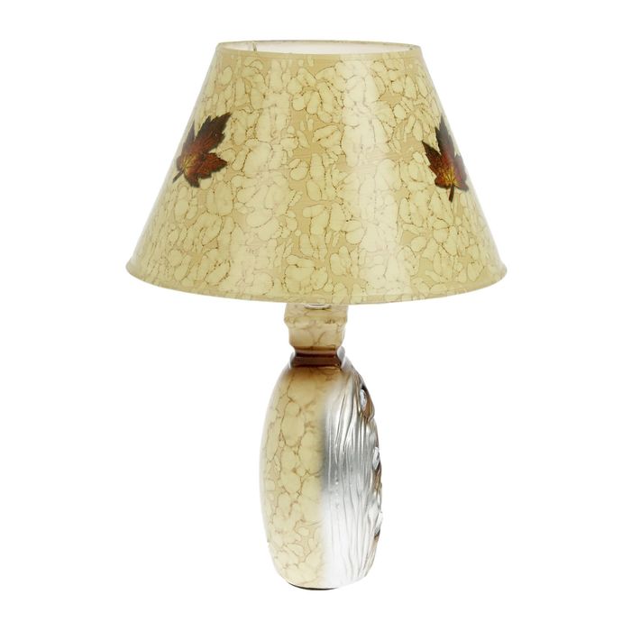 Лампа настольная керамика стразы "Золотая осень" 42х30х30 см