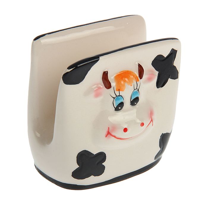 Салфетница "Буренка" 8х5,5х8 см