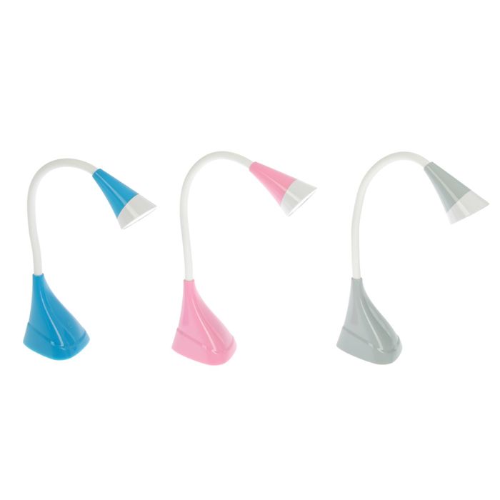 Лампа настольная сенсорная LED 3 режима USB "Рупор" МИКС 28х8,5х7,5 см