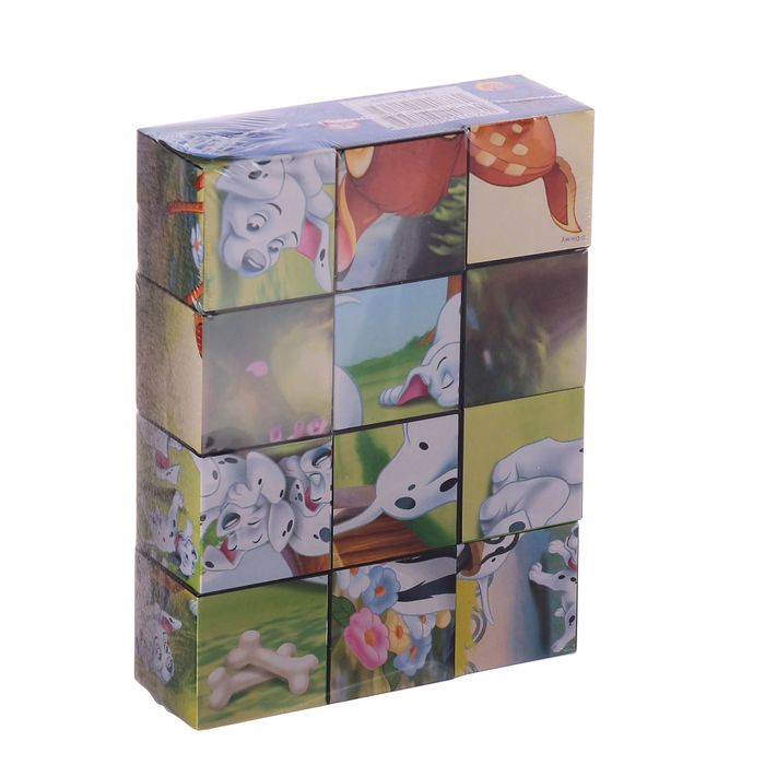 Кубики "Любимые герои", пластик, 12 штук