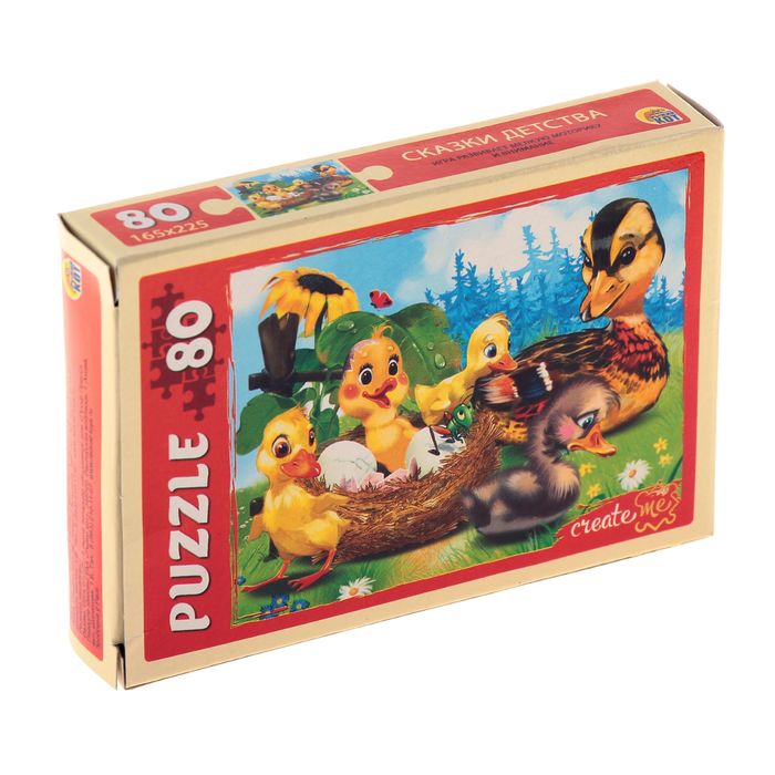 Пазлы "Сказки детства", 80 элементов