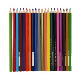 

Карандаши 20 цветов Faber-Castell Jumbo GRIP трёхгранные , с точилкой