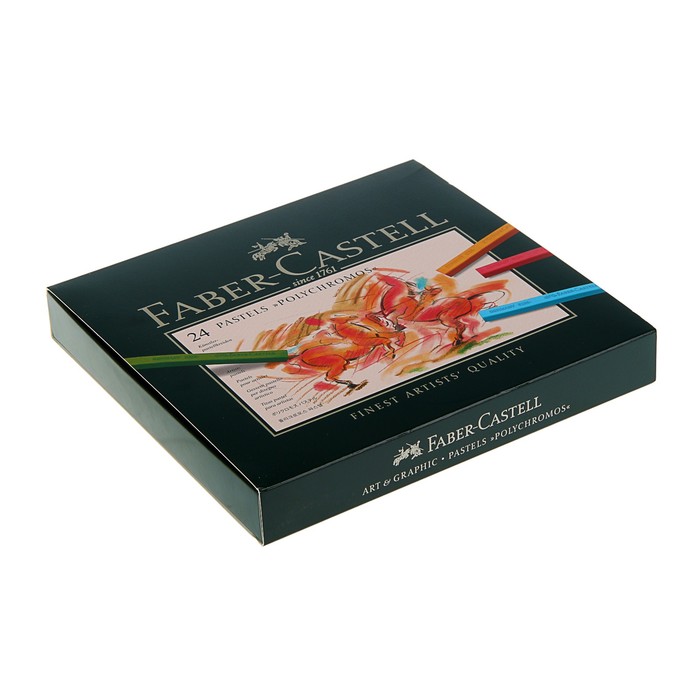 Пастель сухая художественная Faber-Castell Polychromos® 24 цветов 128524
