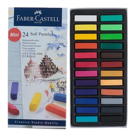 Пастель сухая, набор 24 цвета, Soft, Faber-Castell GOFA мини, художественная 128224