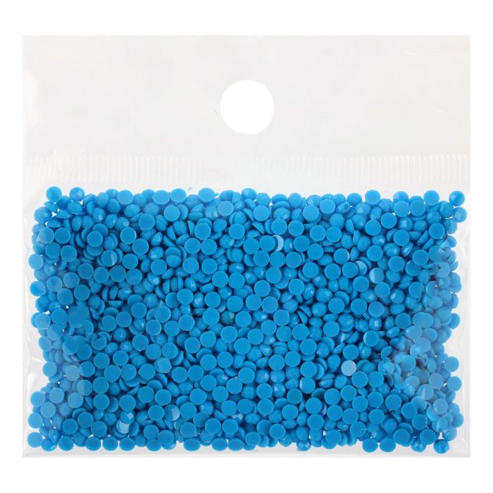Стразы для алмазной вышивки, 10 гр, не клеевые, круглые d=2,5мм 3843 Electric Blue MD