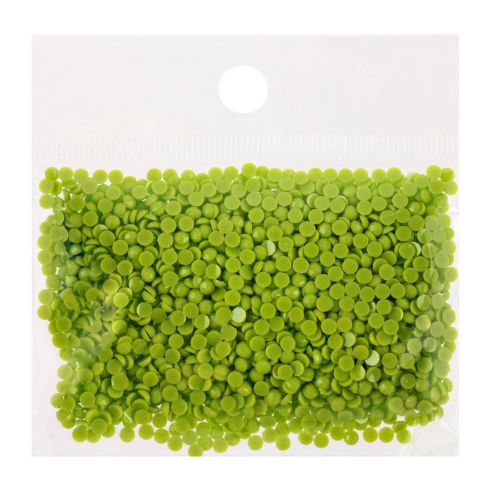 Стразы для алмазной вышивки, 10 гр, не клеевые, круглые d=2,5мм 907 Forest Green LT