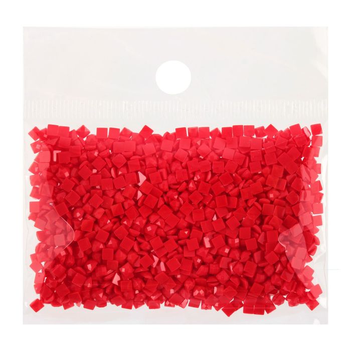 Стразы для алмазной вышивки, 10 гр, не клеевые, квадратные 2,5*2,5мм 349 Coral DK