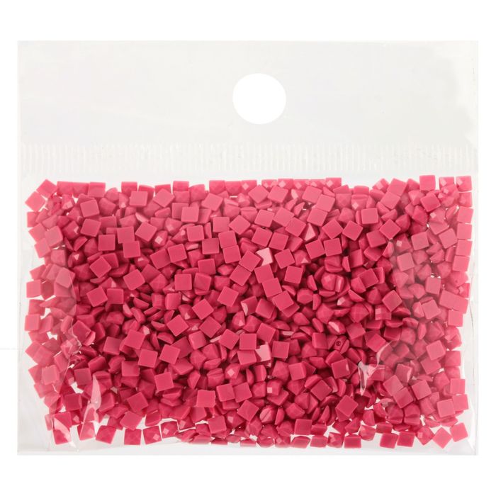 Стразы для алмазной вышивки, 10 гр, не клеевые, квадратные 2,5*2,5мм 961 Dusty Rose Med DK