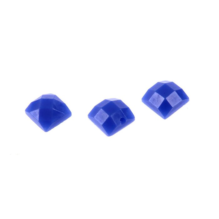 Стразы для алмазной вышивки, 10 гр, не клеевые, квадратные 2,5*2,5мм 796 Royal Blue DK