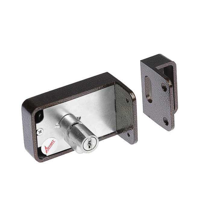 Замок накладной Димитровград "Зенит" ЗН2-3, цвет медь