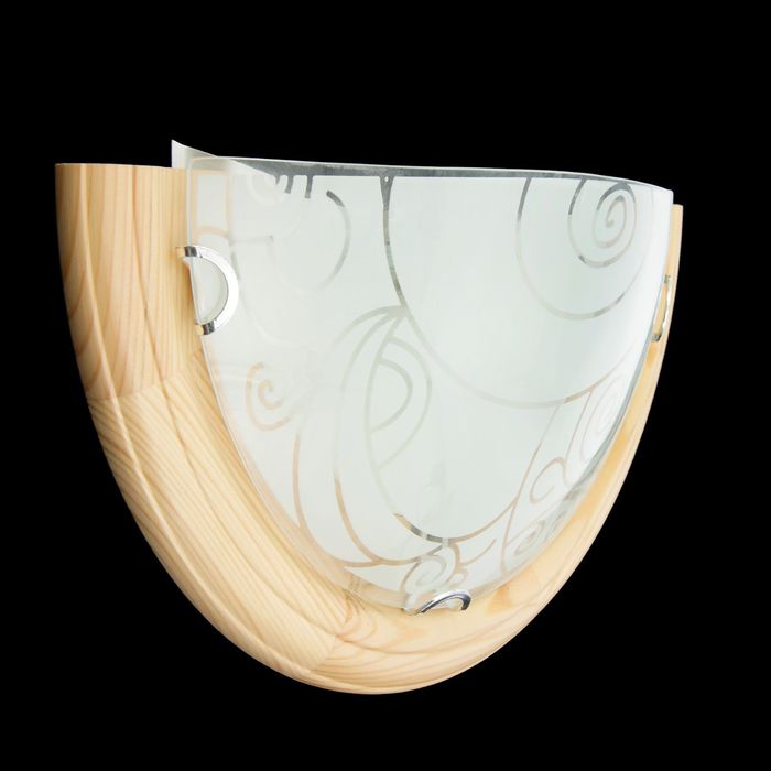 Светильник 2632/с "Калейдоскоп" глян.. D360/2, 1хЕ27 "Сосна" инд.