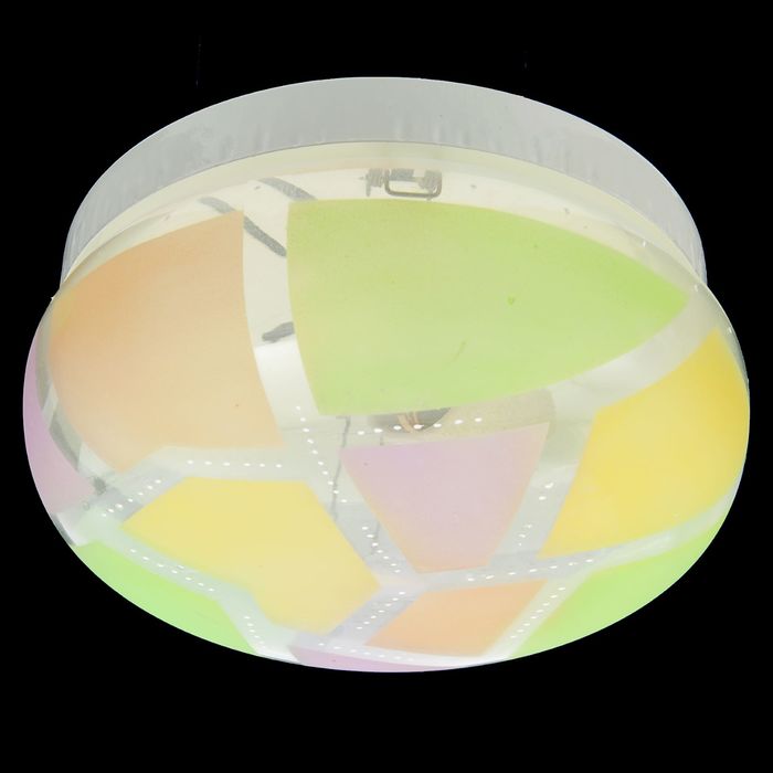 Светильник настенно-потолочный 1770 "Аппия" цветной берет D200, МИКС 1хЕ27 инд.