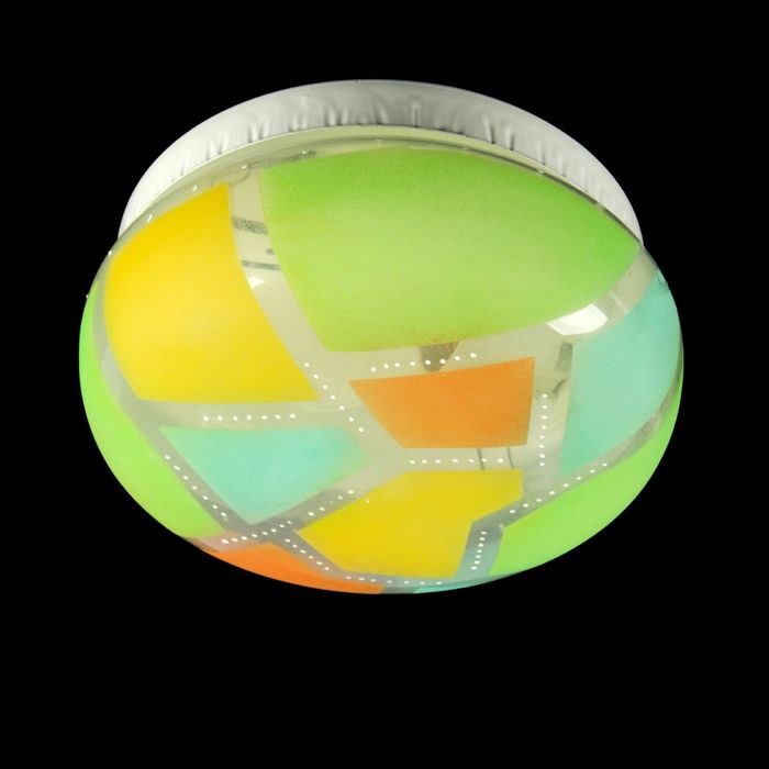 Светильник настенно-потолочный 1770 "Аппия" цветной берет D200, МИКС 1хЕ27 инд.