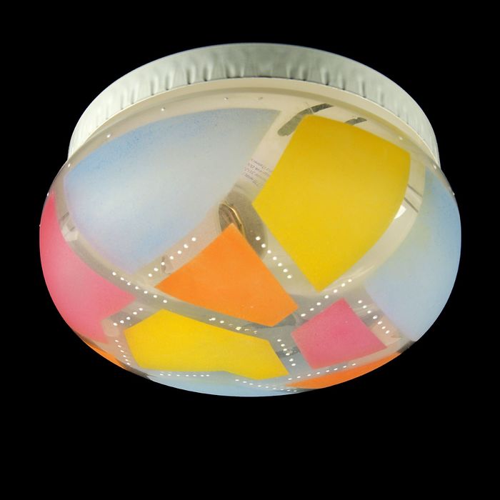Светильник настенно-потолочный 1770 "Аппия" цветной берет D200, МИКС 1хЕ27 инд.