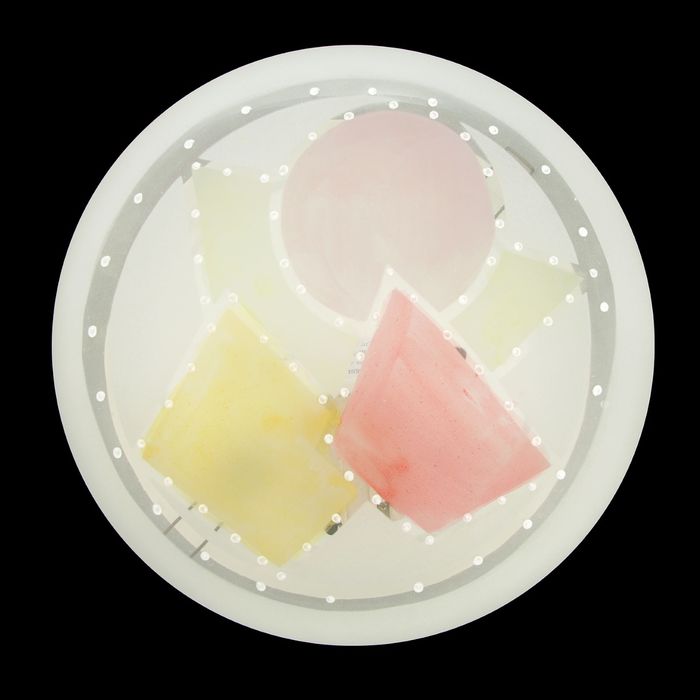 Светильник настенно-потолочный 1767 "Геометрия" цветной берет D200, 1хЕ27 инд.