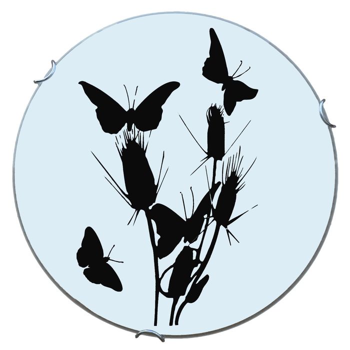 Светильник настенно-потолочный 2461 "Камыш" глянец. D250 1хЕ27 инд.