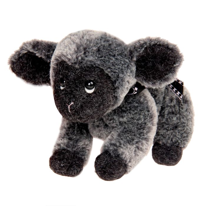 Мягкая игрушка "Овечка Amalya Black ", 12,5 см