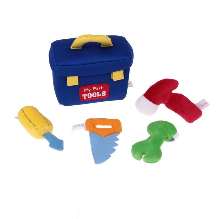 Мягкая игрушка "Мой чемоданчик с инструментами", 19 см