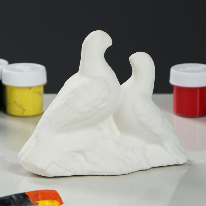 Фигурка-раскраска "Голубки"