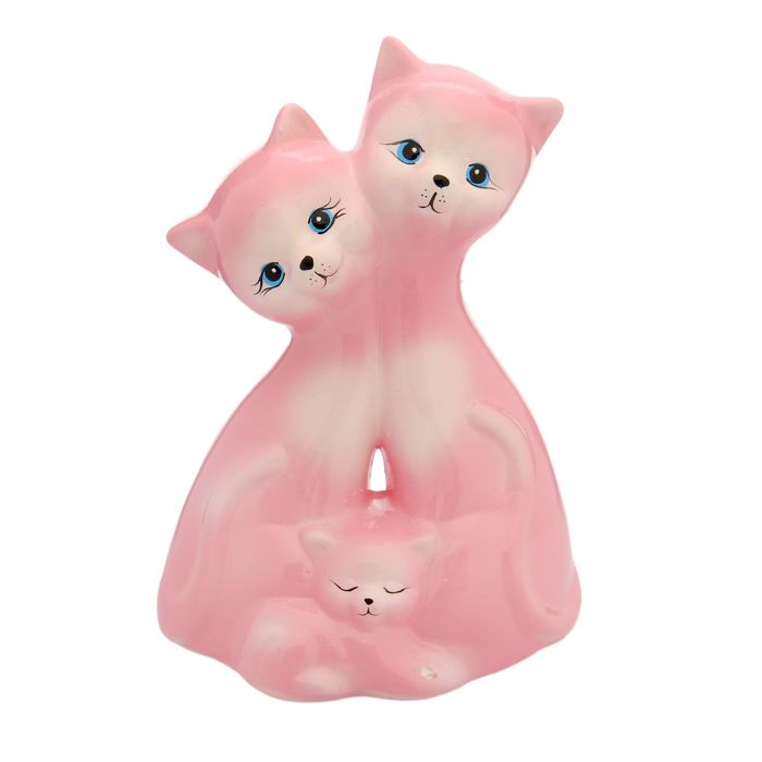 Копилка "Семейка" глянец, розовая