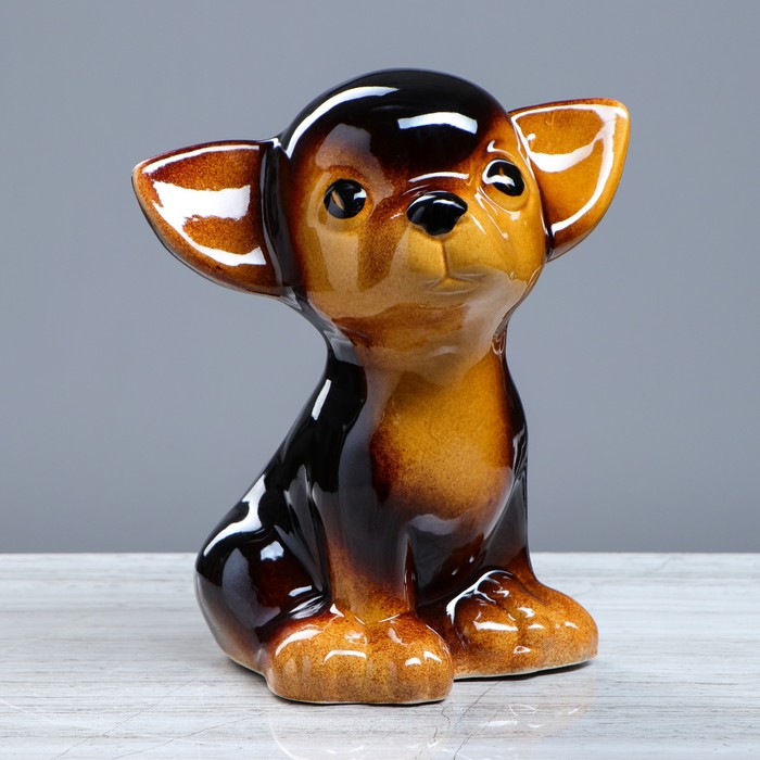 Копилка "Той" щенок, черный