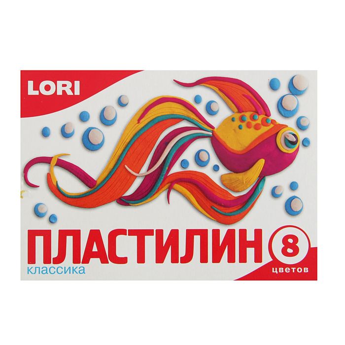 Пластилин 8 цветов 160 г "Классика"