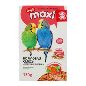 

Корм «Ешка MAXI» для волнистых попугаев, с полезными овощами, 750 г