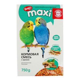 

Корм «Ешка MAXI» для волнистых попугаев, с орехами, 750 г