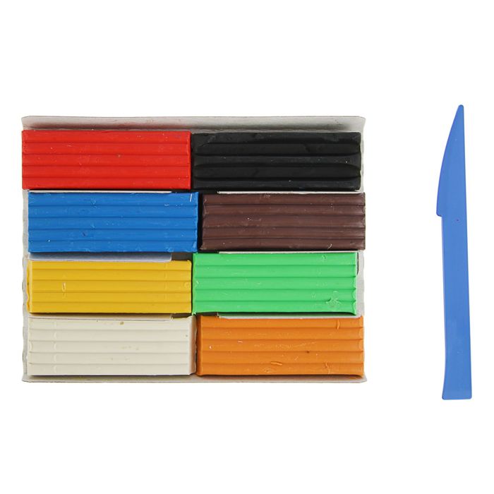 Пластилин 8 цветов 160 г "Классика"