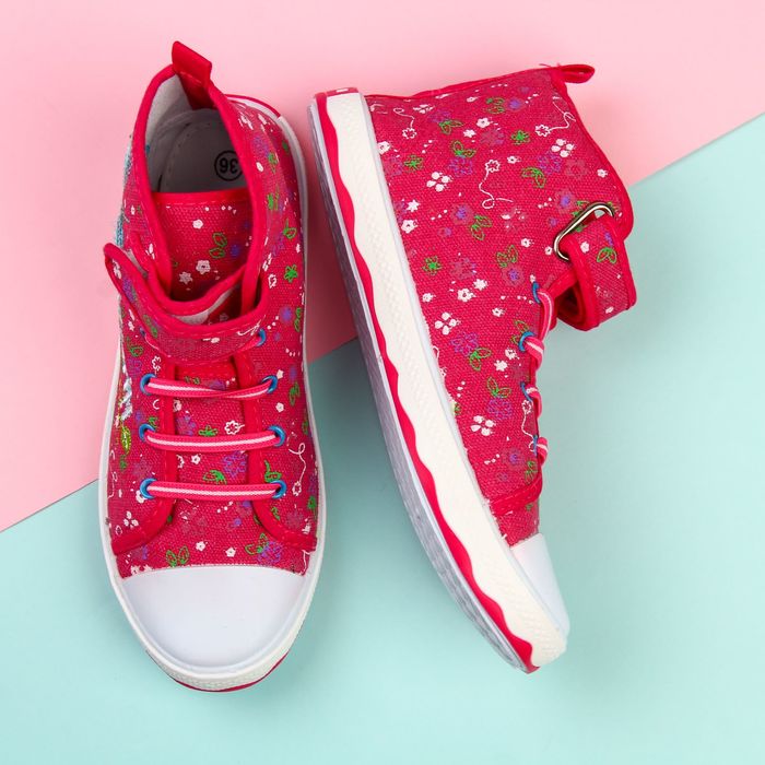 Кеды детские, размер 32, цвет розовый (арт. ML1971E-2)