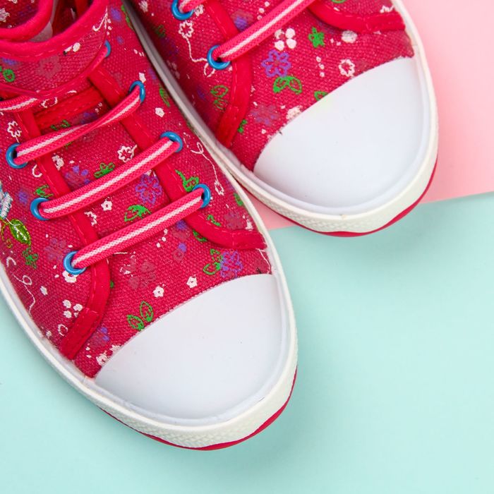 Кеды детские, размер 34, цвет розовый (арт. ML1971E-2)