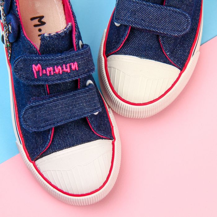 Кеды детские, размер 28, цвет синий (арт. ML1808C-7)