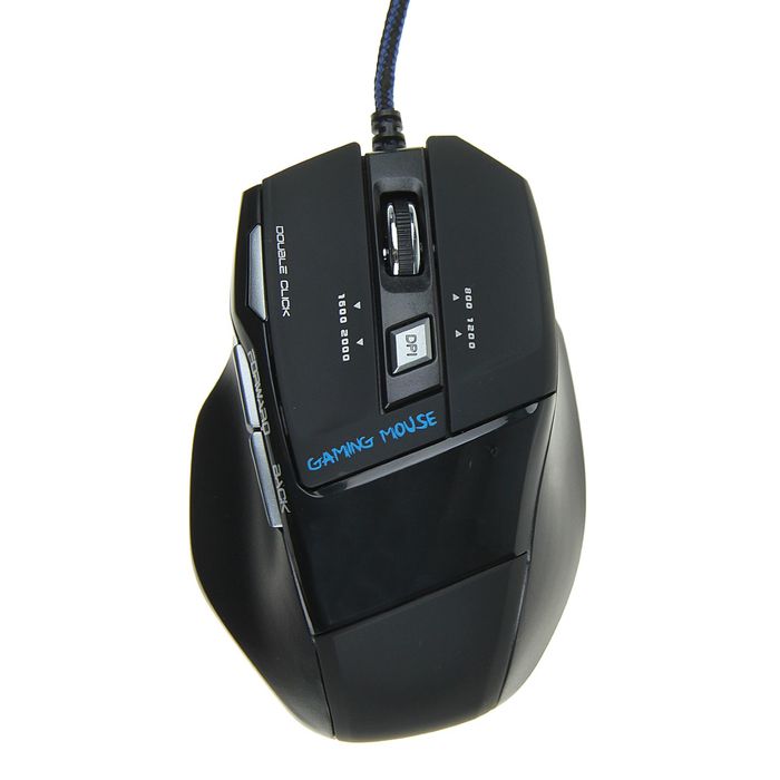 Мышь игровая Smartbuy RUSH 702, оптическая, проводная, 2000 dpi, 7 кнопок, черная