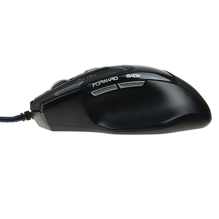 Мышь игровая Smartbuy RUSH 702, оптическая, проводная, 2000 dpi, 7 кнопок, черная