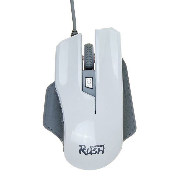 Мышь игровая Smartbuy RUSH 709, оптическая, проводная, 4000 dpi, с подсветкой, белая