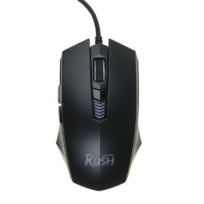 Мышь игровая Smartbuy RUSH 710, оптическая, проводная, 2400 dpi, с подсветкой, черная