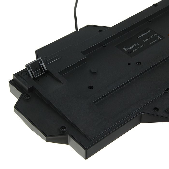 Клавиатура игровая мультимедийная Smartbuy RUSH 201, влагоустойчивая, 8 горячих клавиш