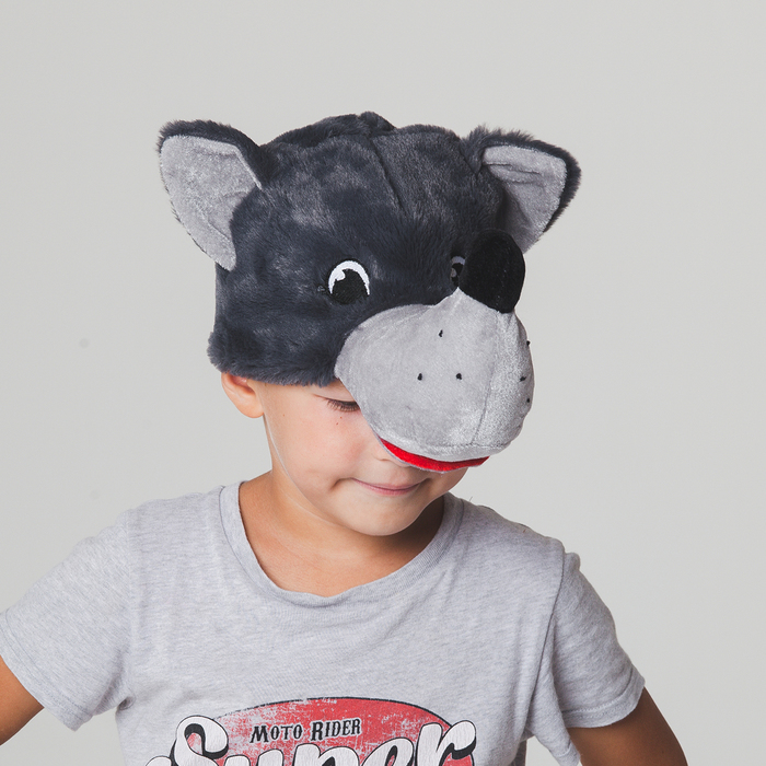 Шапка "Волк" обхват головы 52-57см.