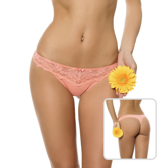 Трусы женсие стринги Iris EFT0113  peche,  р-р 2 (42)