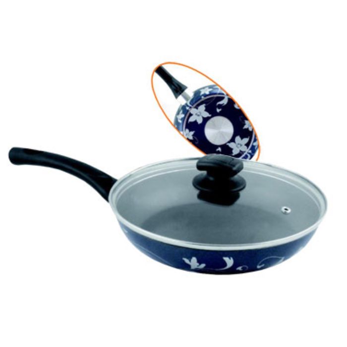 Сковорода SMS, тефлон, шелкография, 22 см, микс