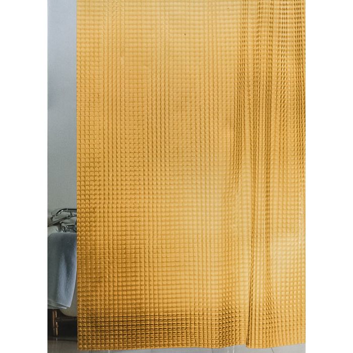 Штора для ванной 3D, цвет оранжевый